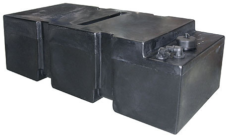 Топливный бак «TITANO Plus», 78 л, 400x900x300 мм