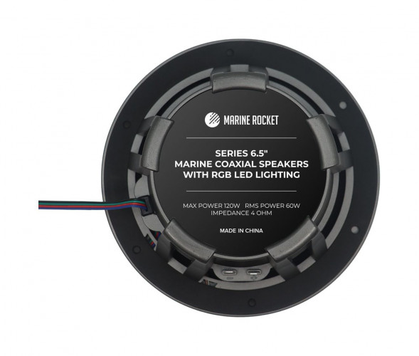 Морская акустика 6,5&quot; с RGB, Marine Rocket