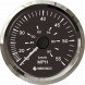 Спидометр манометрический 0-55 MPH, черный циферблат, нержавеющий ободок, д. 85 мм, Marine Rocket
