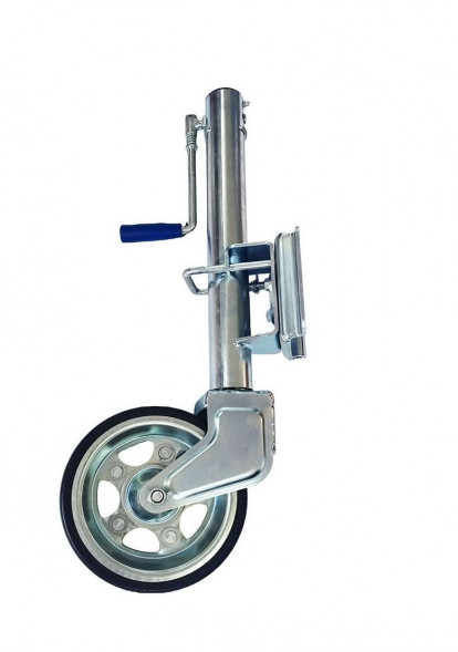 Колесо опорное для прицепа с поворотным кронштейном, d=57, 230х80 мм, 500 кг