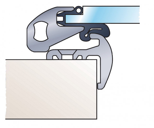 Люк палубный, средний профиль, размер 30