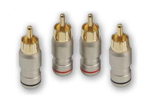 Aura RCA-P614 RCA коннекторы, 6мм, вход, (1/4), упак. 4 шт