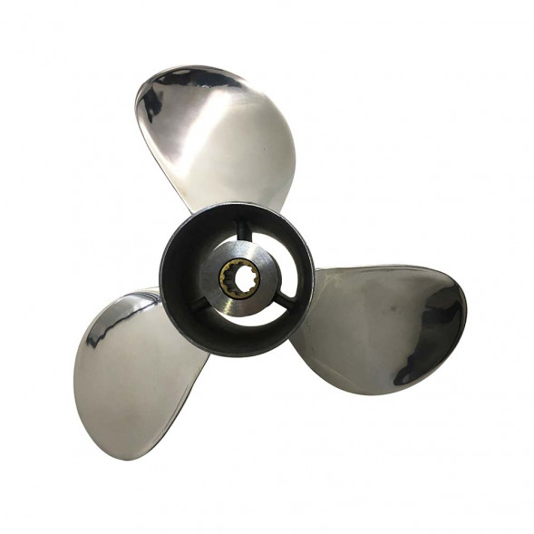 Винт гребной Skipper для Mercury , диаметр 10 3/8&quot; Нержавеющая сталь, лопастей - 3, шаг - 13, шлицов - 13
