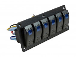 Панель бортового питания 6 переключателей