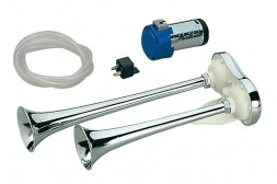 Электропневматический горн, двухрожковый, 326/412 Гц