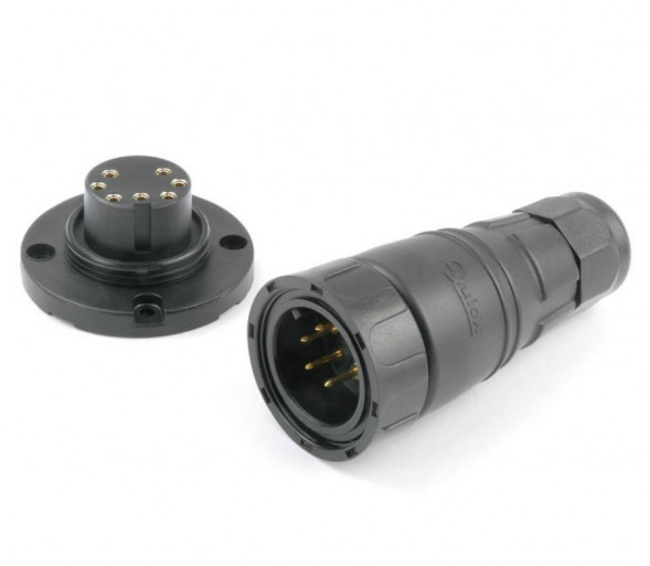 Разъем водонепроницаемый, 10 контактов