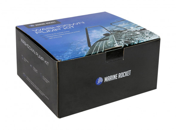 Комплект помывочный Marine Rocket, 12 В, 11.6 л/мин, 55 PSI (3.7 бар)