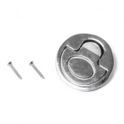 Ручка потайная круглая SUNFINE 51.5мм, нержавеющая сталь