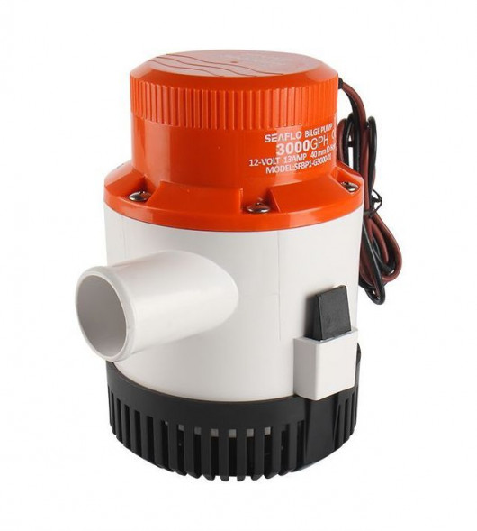 Помпа осушительная 12 В, 3000GPH (11355 л/час), SeaFlo (упаковка из 4 шт.)
