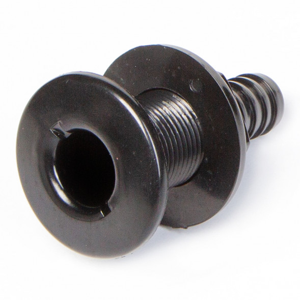 Патрубок водосброса SeaFlo 19 мм, чёрный