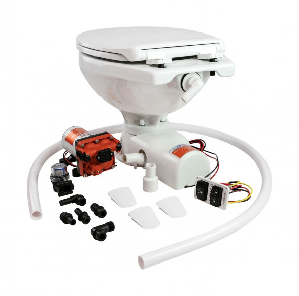 Унитаз электрический 12 В, SeaFlo
