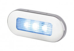 Светильник каютный светодиодный теплый голубой свет, 6 диодов 12 В, SeaFlo