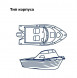 Тент транспортировочный для лодок длиной 5,6-5,9 м типа Cabin Cruiser