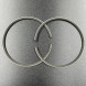 Кольца поршневые, комплект на один поршень Yamaha 30D (0.50mm) (Yamaha)