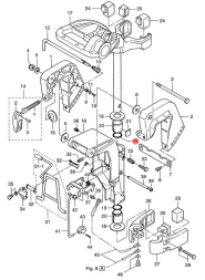 Уплотнительное кольцо Tohatsu 8-9.8B  (3B2-62415-00; 9.8F-03.02) (PREMARINE)