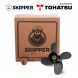 Винт гребной  Skipper для Tohatsu 9.9-18HP, диаметр 10&quot; алюминиевый, лопасти - 4, шаг 5&quot;