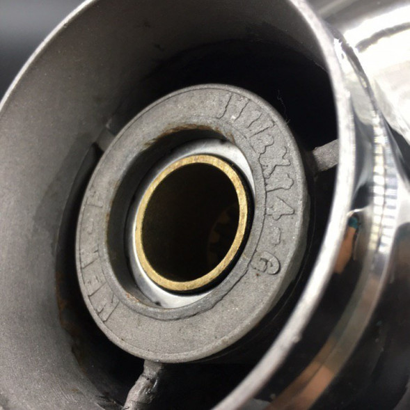 Гребной винт Suzuki DT40-DT65, DF40-DF50, DF40A-DF60A (3x11-1/4x14) (Сталь)