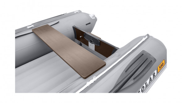 Надувная лодка ПВХ, SOLAR-350 К (Максима), серый