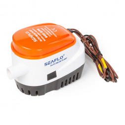 Помпа водооткачивающая автоматическая SeaFlo трюмная, 12V 600 галлон/час, патрубок 19 мм