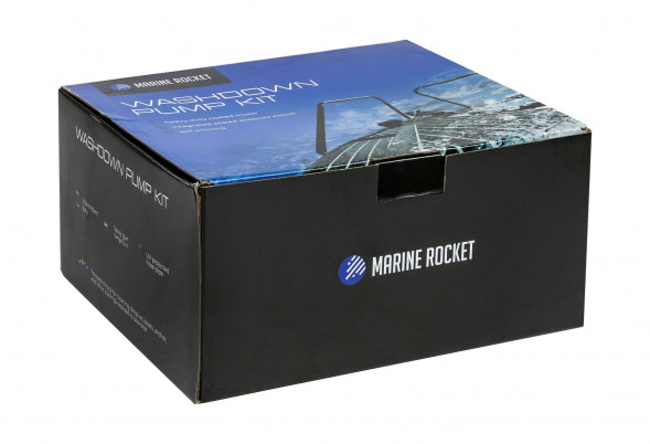 Комплект помывочный Marine Rocket, 24 В, 17 л/мин, 40 PSI (2.8 бар)