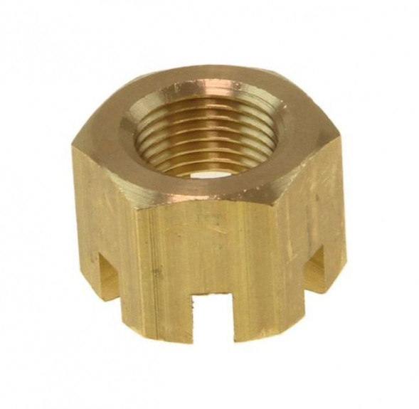 Гайка корончатая М18 на гребной вал Suzuki DT40-225/DF40-300 (27 мм)