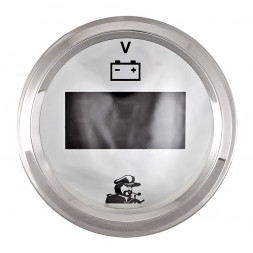 Вольтметр цифровой, &quot;Мореман&quot; 8-32 В, белый циферблат