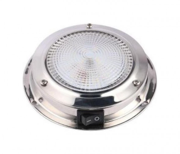 Светильник каютный светодиодный 12В, D137 мм, белый свет