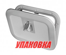 Люк смотровой 280 х 380 мм, серый (упаковка из 6 шт.)