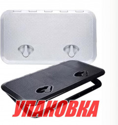 Люк смотровой 353 х 606 мм, черный (упаковка из 2 шт.)