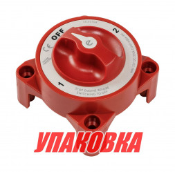 Выключатель массы с AFD, "1-OFF-2" (2 АКБ) 350 A, Marine Rocket (упаковка из 10 шт.)