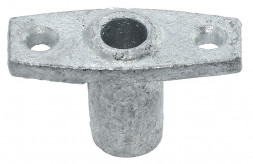 Подуключина оцинкованная врезная, 13 мм