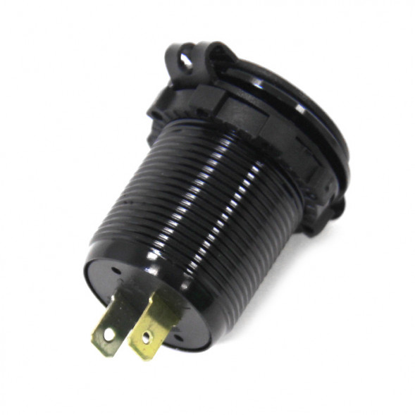 Панель с двойным USB разъемом (5В\4.2А (2.1А+2.1А) и вольтметром NEKEKE, черный