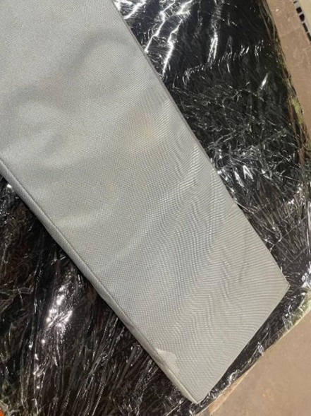 Накладка мягкая на сиденье, серая, 1100х200 мм, уцененная