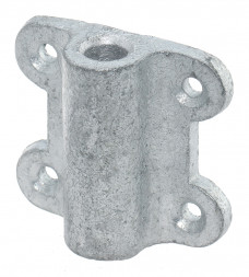 Подуключина оцинкованная накладная, 13 мм