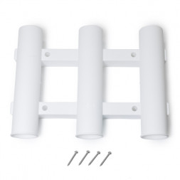 Держатель спиннинга SUNFINE тройной 50мм, белый пластик