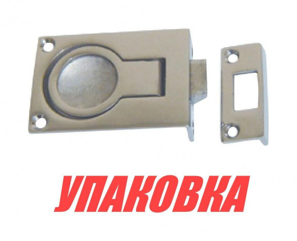 Ручка палубная потайная с защелкой, 57x40x17, нержавеющая, Marine Rocket (упаковка из 10 шт.)