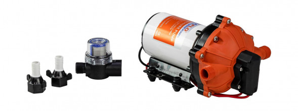 Помпа водоподающая мембранная SeaFlo, 24 В, 18.9 л/мин, 4.1 бар, 9 А (упаковка из 6 шт.)