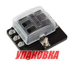 Блок на 6 предохранителей с индикацией исправности предохранителя, Marine Rocket (упаковка из 2 шт.)