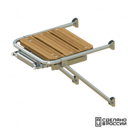 Платформа кормовая с трапом 4 ступени белые