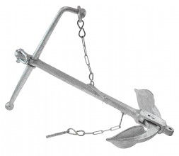 Якорь адмиралтейский складной &quot;Мореман&quot;, 12 кг.