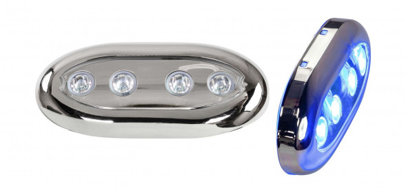 Подводный огонь IH4AP, голубой свет, 4w, Marine Rocket