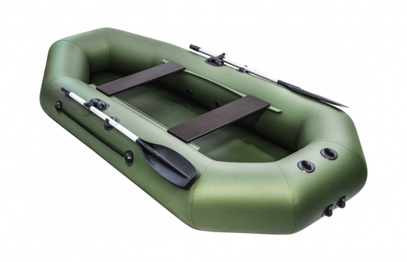 Надувная лодка ПВХ, АКВА-МАСТЕР 280, зеленый