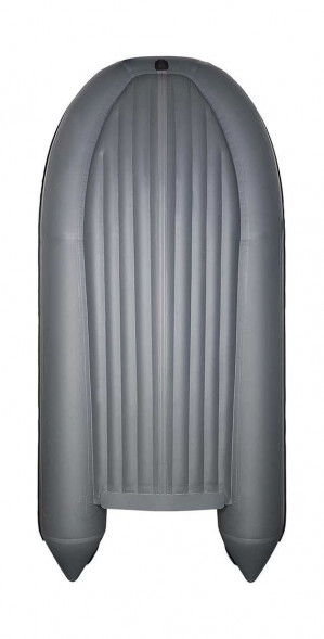Надувная лодка ПВХ, Адмирал 360 НДНД, роульс, рым, серый