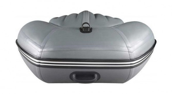 Надувная лодка ПВХ, Адмирал 360 НДНД, роульс, рым, серый