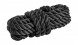Веревка из полиэстера с огонами для крепления кранца, d12 мм, L3 м, цвет черный