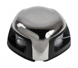 Огонь ходовой комбинированный светодиодный, нержавеющий корпус 12 В