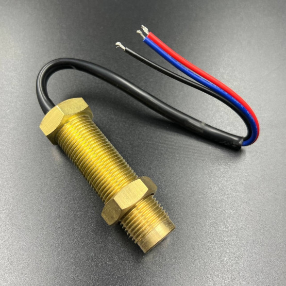 Прибор многофункциональный электронный 5в1 (д.85мм; черный, хромированный ободок) (DEPO)