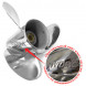 Винт гребной Solas 9581-139-19, 3x13 7/8x19 (R) (Rubex)