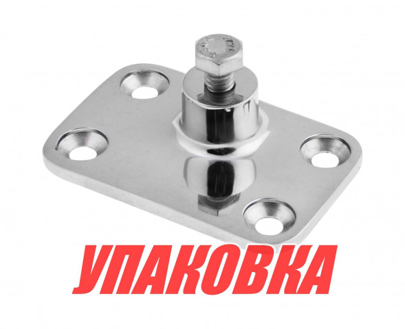 Кронштейн палубный с винтом 74,6x47,6 мм, Marine Rocket (упаковка из 10 шт.)