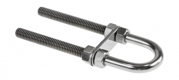 Рым-болт U-образный D9.5 мм, Lрез. 89 мм